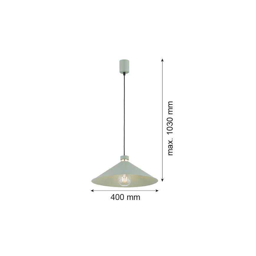 Argon 4694 - Pendel NASHVILLE 1xE27/15W/230V grøn