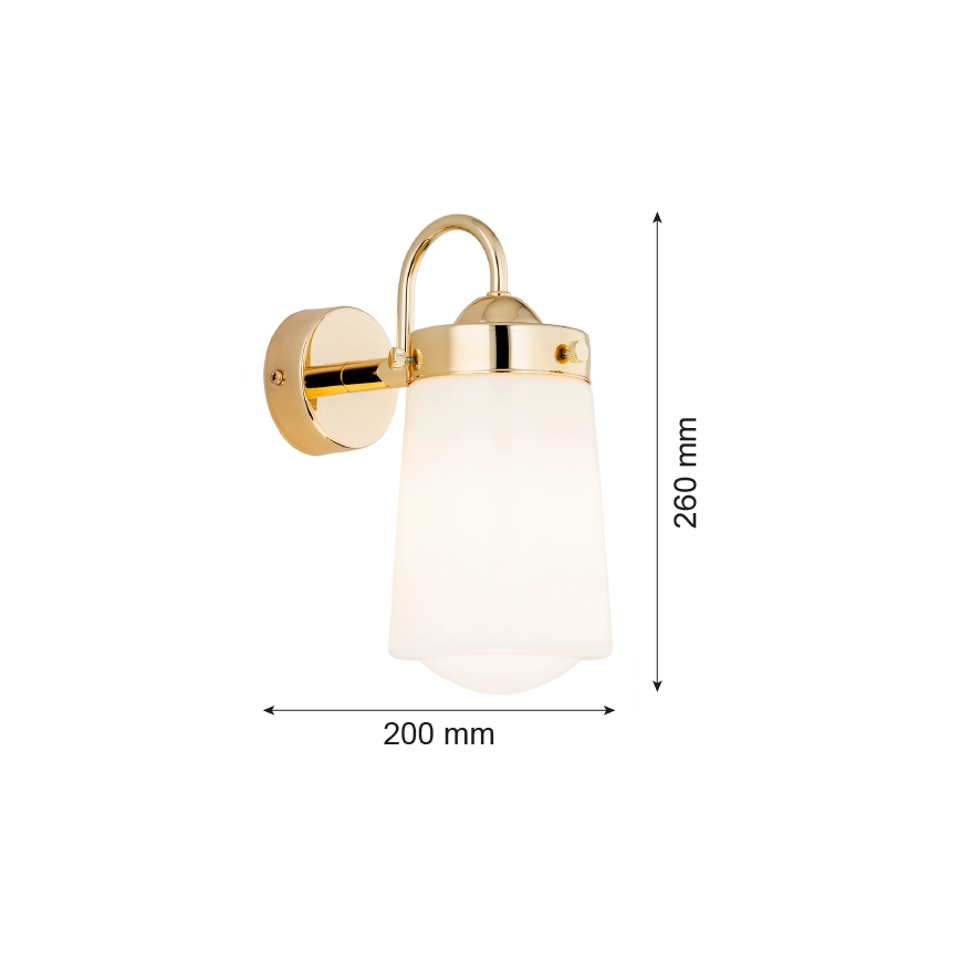 Argon 4717 - Væglampe til badeværelse PASADENA 1xE27/15W/230V IP44