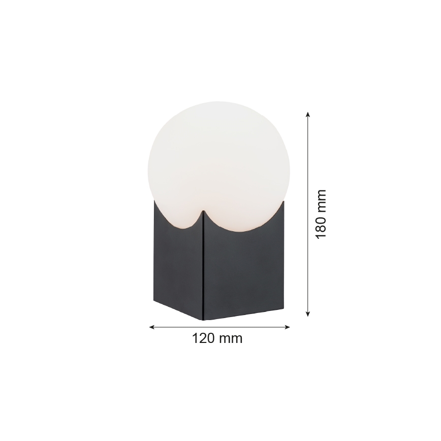 Argon 4721 - Bordlampe AUSTIN 1xE14/7W/230V sort