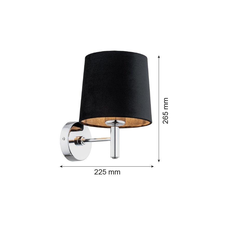 Argon 4726 - Væglampe BOLZANO 1xE27/15W/230V