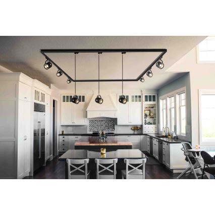 Argon 4747 - Spotlampe til skinnesystem NET 1xE27/15W/230V blå