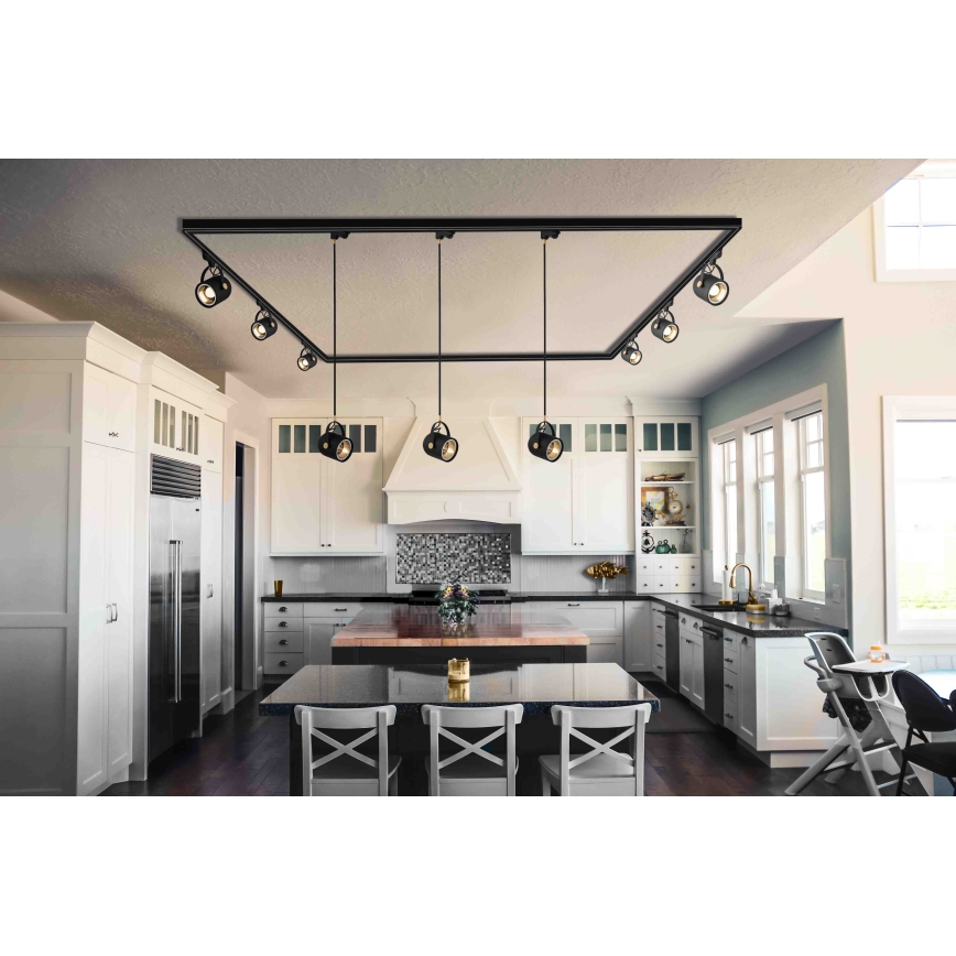 Argon 4747 - Spotlampe til skinnesystem NET 1xE27/15W/230V blå