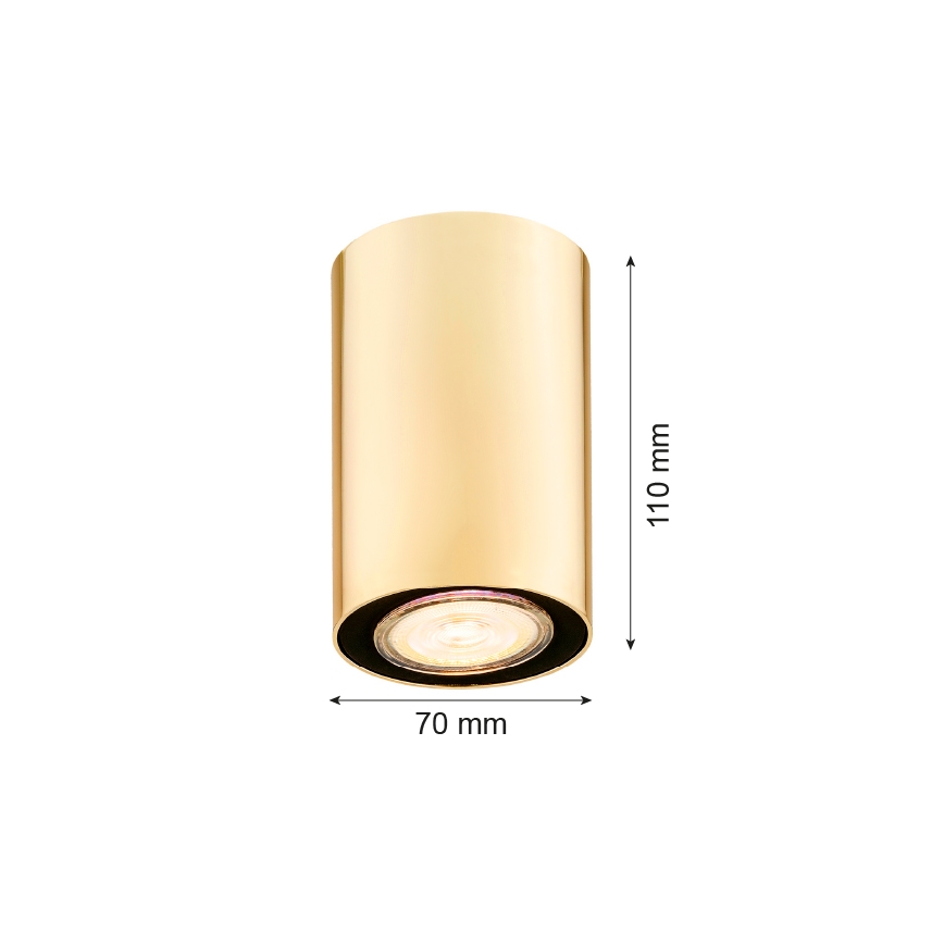 Argon 4759 - Loftlampe TYBER 1xGU10/5W/230V guldfarvet