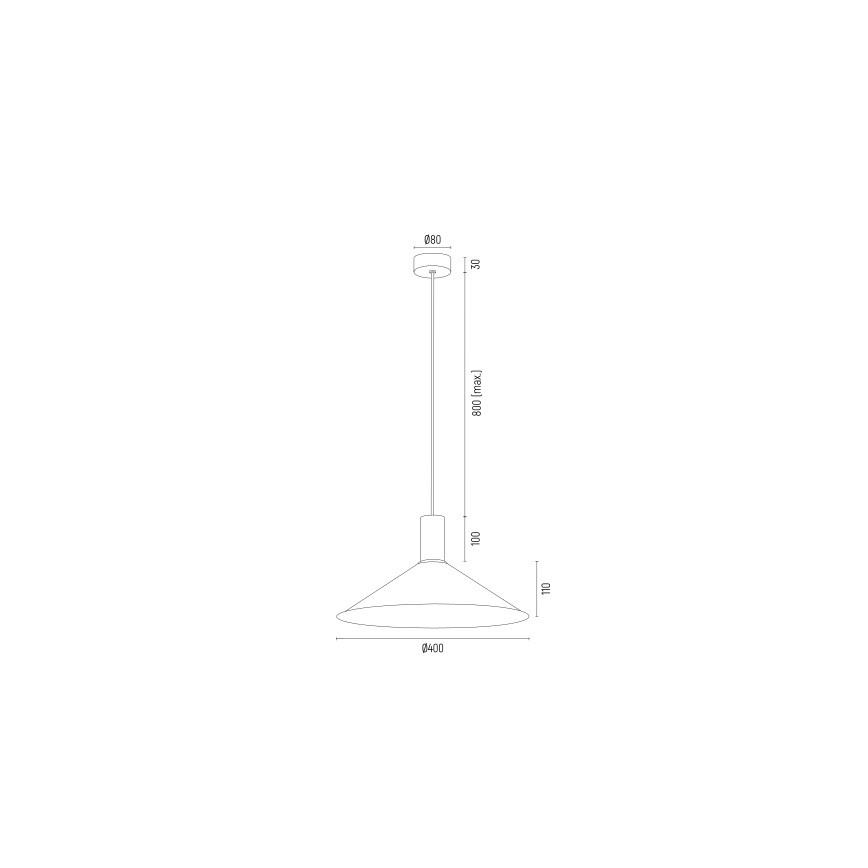Argon 4912 - Pendel MINORI 1xE27/15W/230V sort/gylden