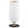 Argon 4994 - Bordlampe VALIANO 1xE27/15W/230V sort/hvid/gylden