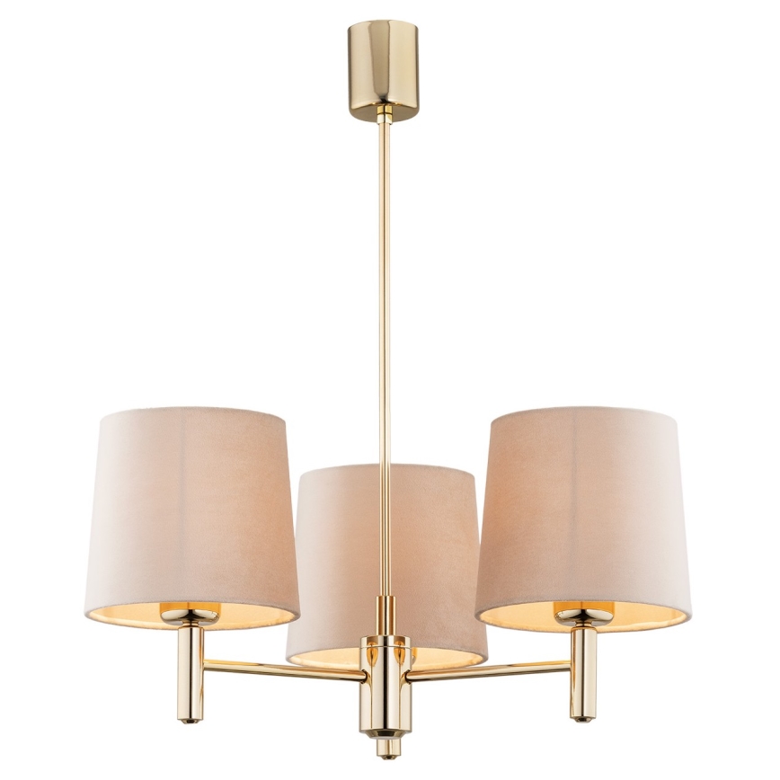 Argon 6109 - Loftlampe PONTE 3xE27/15W/230V beige