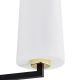 Argon 6143 - Loftlampe CAMELOT PLUS 3xE27/15W/230V sort/hvid/guldfarvet