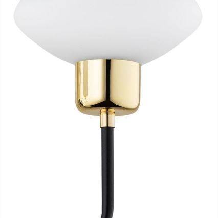 Argon 6166 - Loftlampe på stang RAVELLO 3xE14/15W/230V sort/guld