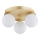 Argon 6305 - Loftlampe PALOMA 3xE14/7W/230V guldfarvet/hvid