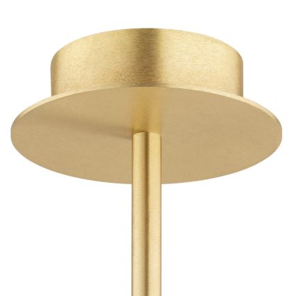 Argon 6307 - Pendellampe PALOMA 3xE14/7W/230V guldfarvet/hvid