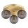 Argon 6308 - Loftlampe PALOMA 3xE14/7W/230V guldfarvet/sort