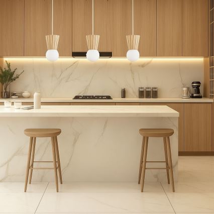 Argon 6357 - Badeværelsespendel VOLANTE med wire 3xG9/6W/230V IP44 beige