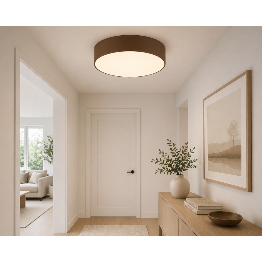 Argon 6364 - Loftlampe DARLINGOS 3xE27/15W/230V Ø 45 cm brun