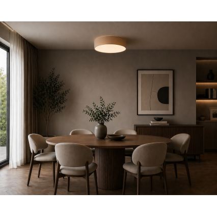 Argon 6365 - Loftlampe DARLINGOS 3xE27/15W/230V Ø 45 cm beige
