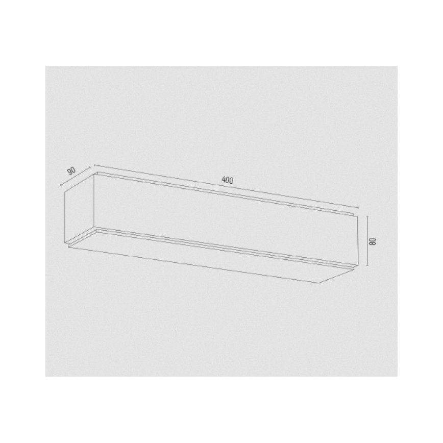 Argon 7166 - Væglampe CARLSON 2xE27/15W/230V 40 cm guldfarvet