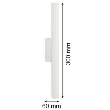 Argon 7223 - LED væglampe GRECO 2xLED/4,2W/230V 3000K hvid