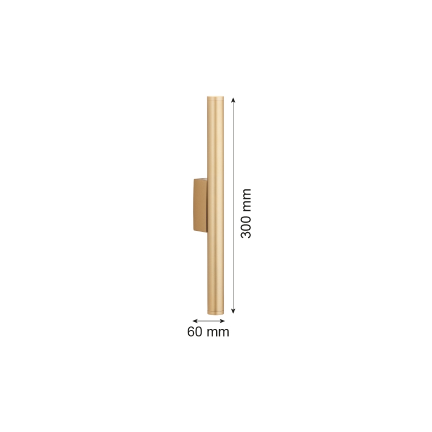 Argon 7224 - LED væglampe GRECO 2xLED/4,2W/230V 3000K guldfarvet