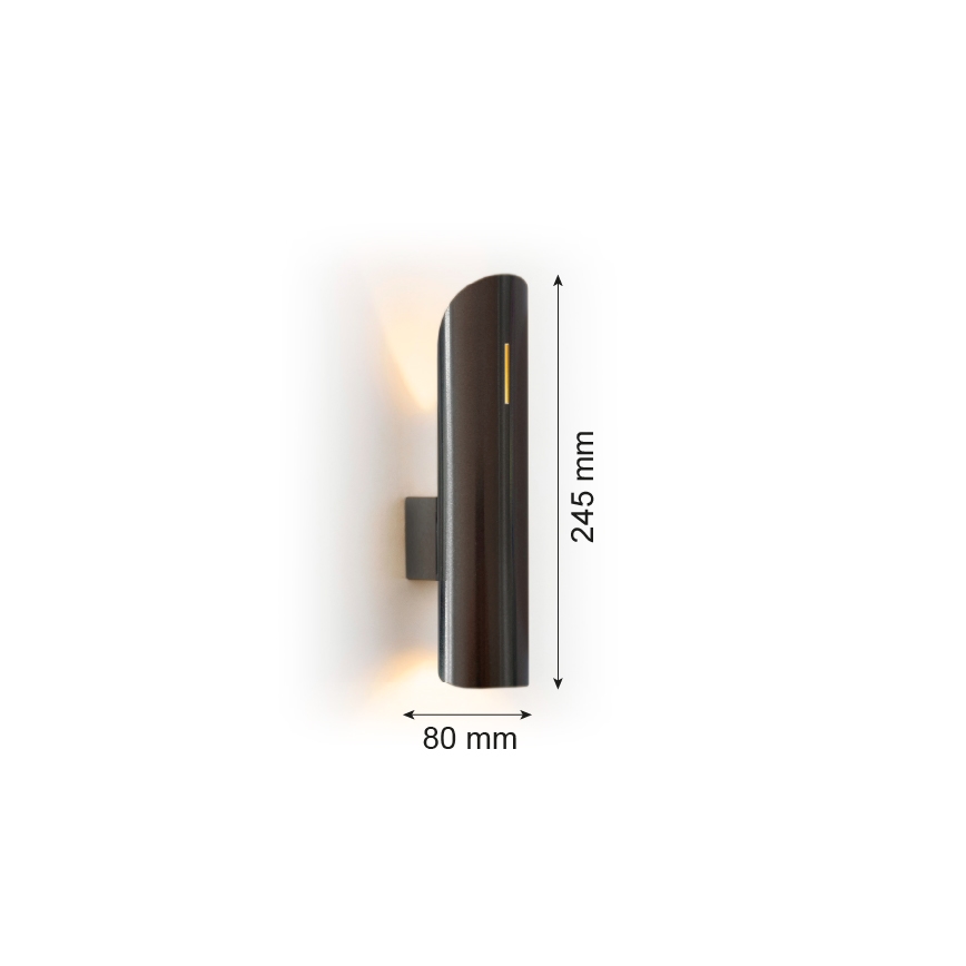 Argon 7232 - Væglampe AKRON PLUS 2xG9/6W/230V