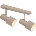 Argon 7294 - Spotlampe DOR 2xE27/15W/230V beige