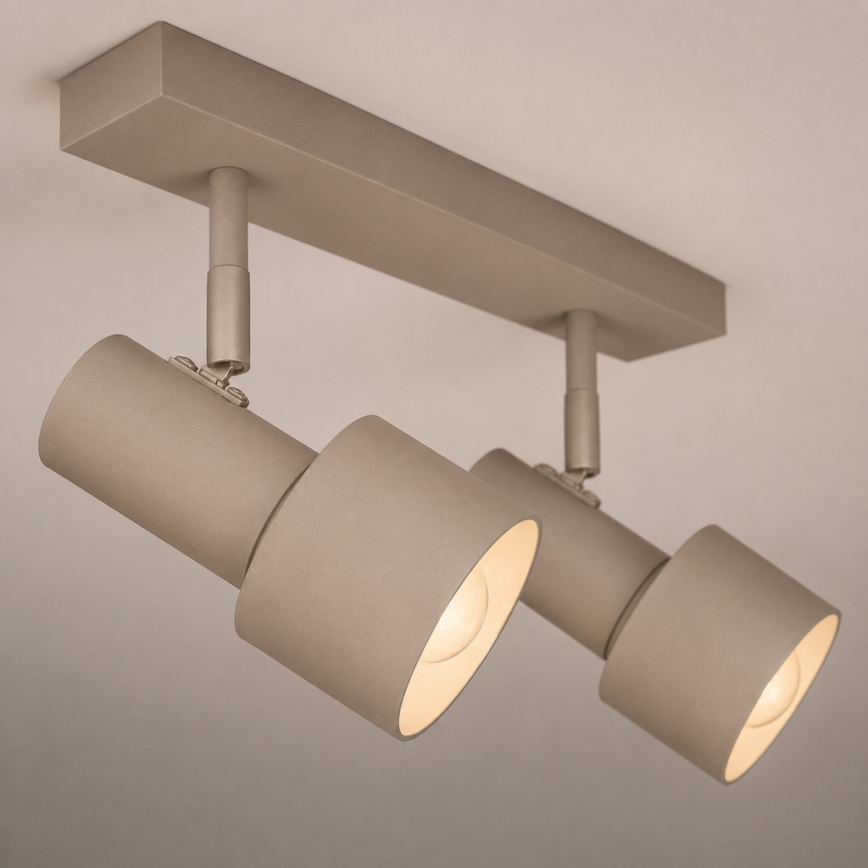 Argon 7294 - Spotlampe DOR 2xE27/15W/230V beige