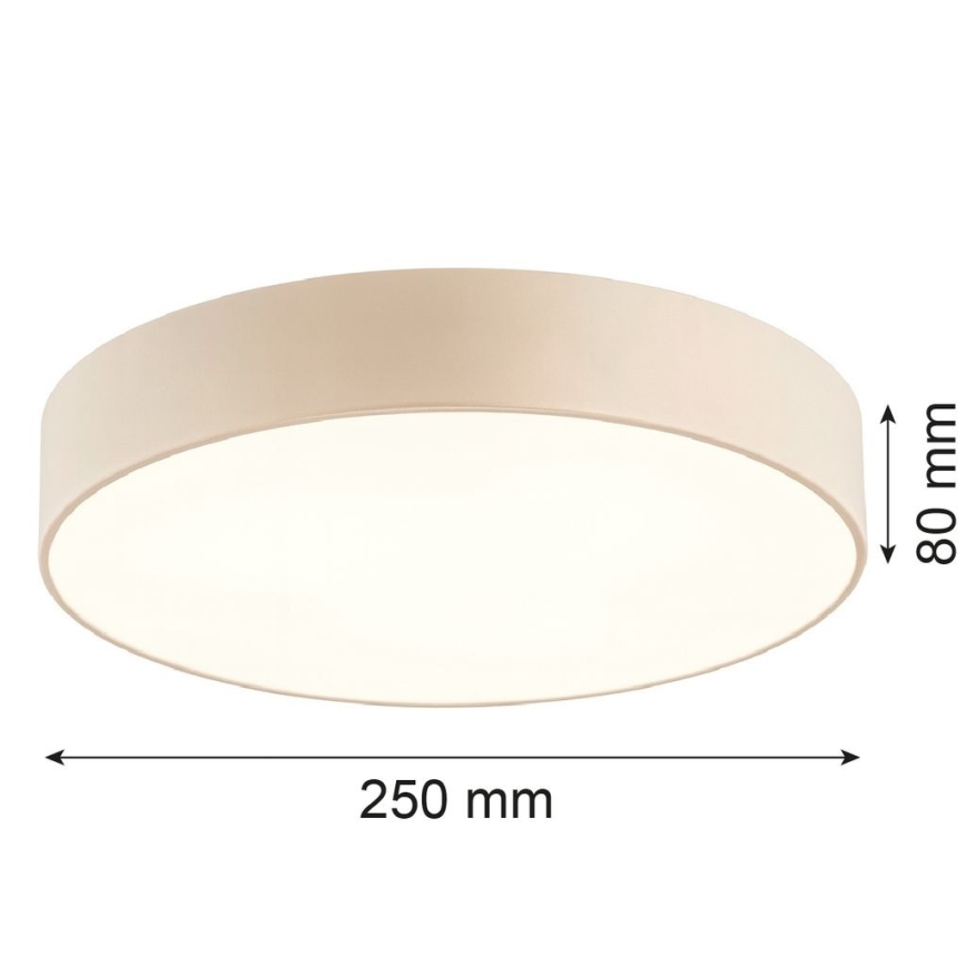 Argon 7296 - Loftlampe DARLINGOS 2xE27/15W/230V Ø 25 cm beige