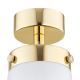 Argon 8005 - Loftlampe PASADENA 1xE27/15W/230V guldfarvet/hvid