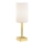 Argon 8030 - Bordlampe ABRUZZO 1xE14/7W/230V messing/hvid