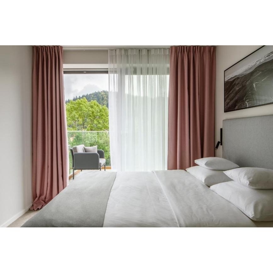 Argon 8065 - Vægspot ETNA 1xG9/6W/230V sort