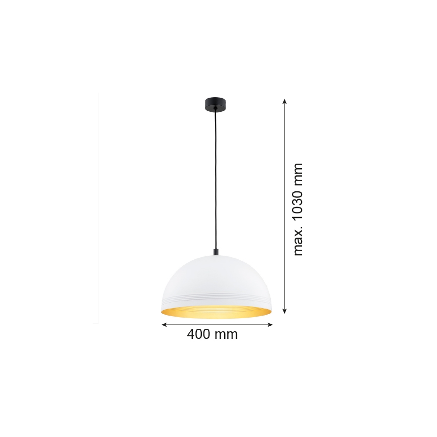 Argon 8241 - Pendel BONITA 1xE27/15W/230V hvid