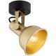 Argon 8248 - Spotlampe LENORA 1xE14/7W/230V guldfarvet/sort