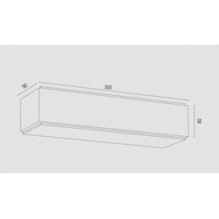 Argon 8278 - Loftlampe CARLSON 1xE27/15W/230V 30 cm guldfarvet