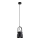 Argon 8291 - Pendel LOGAN 1xE27/15W/230V diameter 14 cm sort