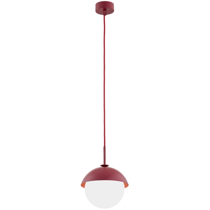 Argon 8296 - Pendel CAPPELLO 1xE27/15W/230V rød