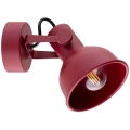 Argon 8298 - Spotlampe LENORA 1xE14/7W/230V rød