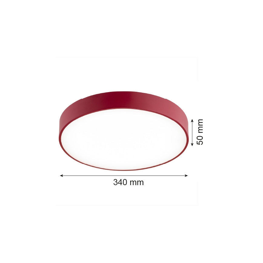 Argon 8334 - LED loftlampe TIAMO LED/22W/230V 4000K rød