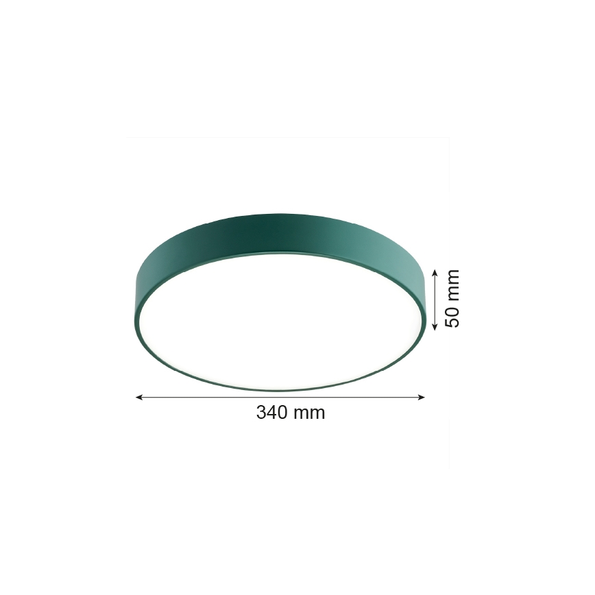 Argon 8335 - LED loftlampe TIAMO LED/22W/230V 4000K grøn