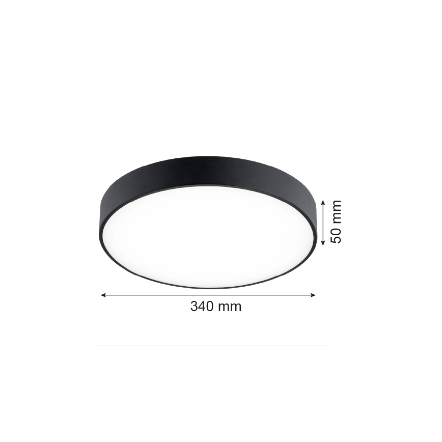 Argon 8348 - LED loftlampe TIAMO LED/22W/230V 4000K sort