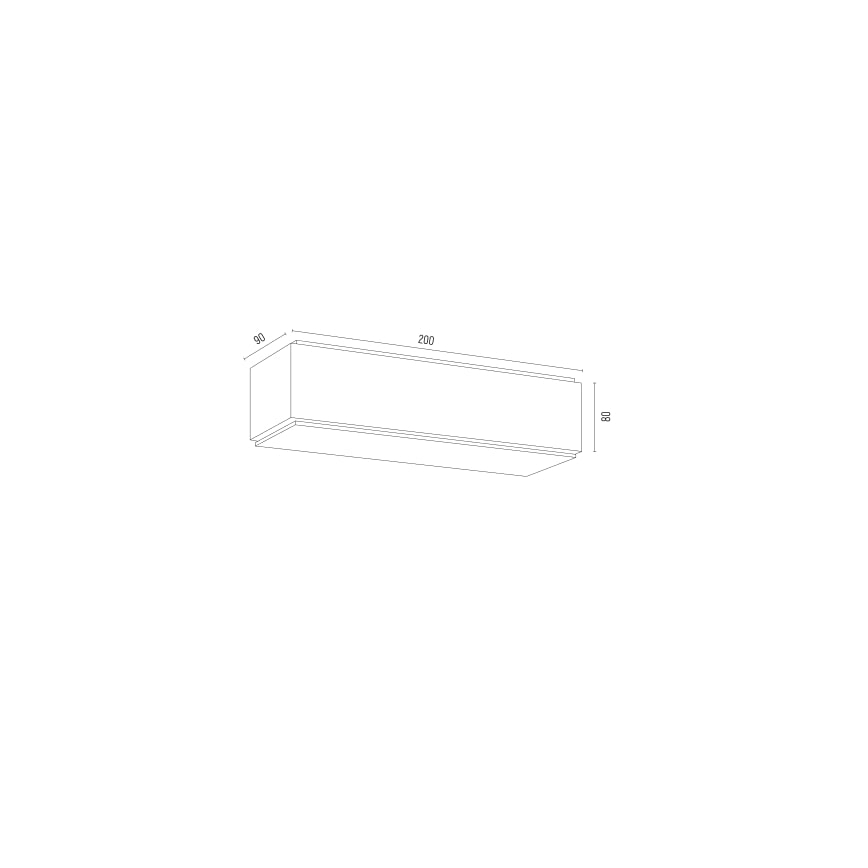 Argon 8365 - Væglampe CARLSON 1xE27/15W/230V 20 cm sort