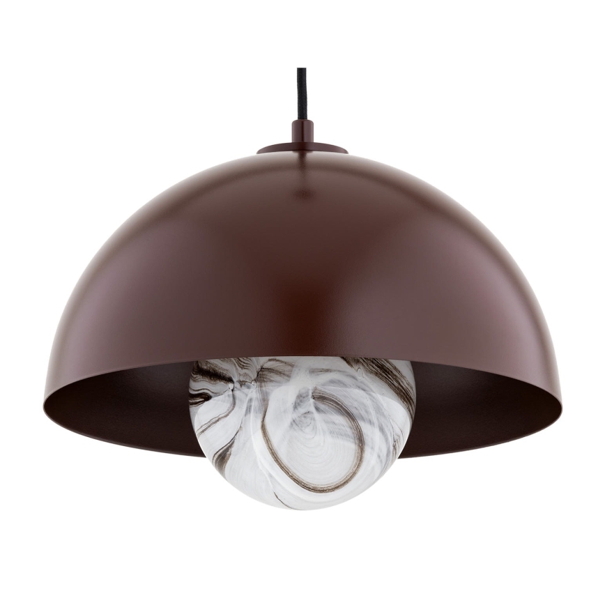 Argon 8444 - Pendel PIAVA 1xE14/7W/230V alabast brun