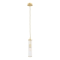 Argon 8489 - Pendel HAMPTON 1xE14/7W/230V guldfarvet