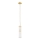 Argon 8489 - Pendel HAMPTON 1xE14/7W/230V guldfarvet
