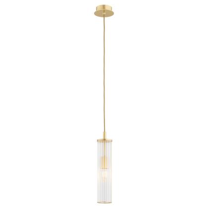 Argon 8489 - Pendel HAMPTON 1xE14/7W/230V guldfarvet