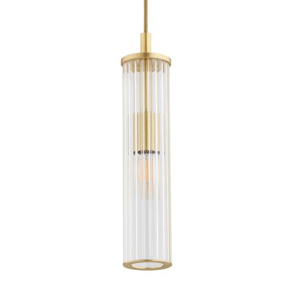 Argon 8489 - Pendel HAMPTON 1xE14/7W/230V guldfarvet