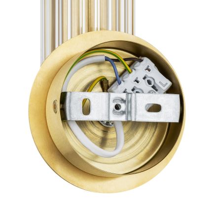 Argon 8497 - Væglampe HAMPTON 1xE14/7W/230V guldfarvet