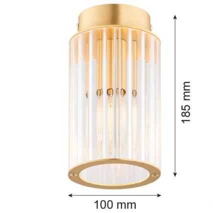 Argon 8501 - Loftlampe HAMPTON 1xE14/7W/230V guldfarvet