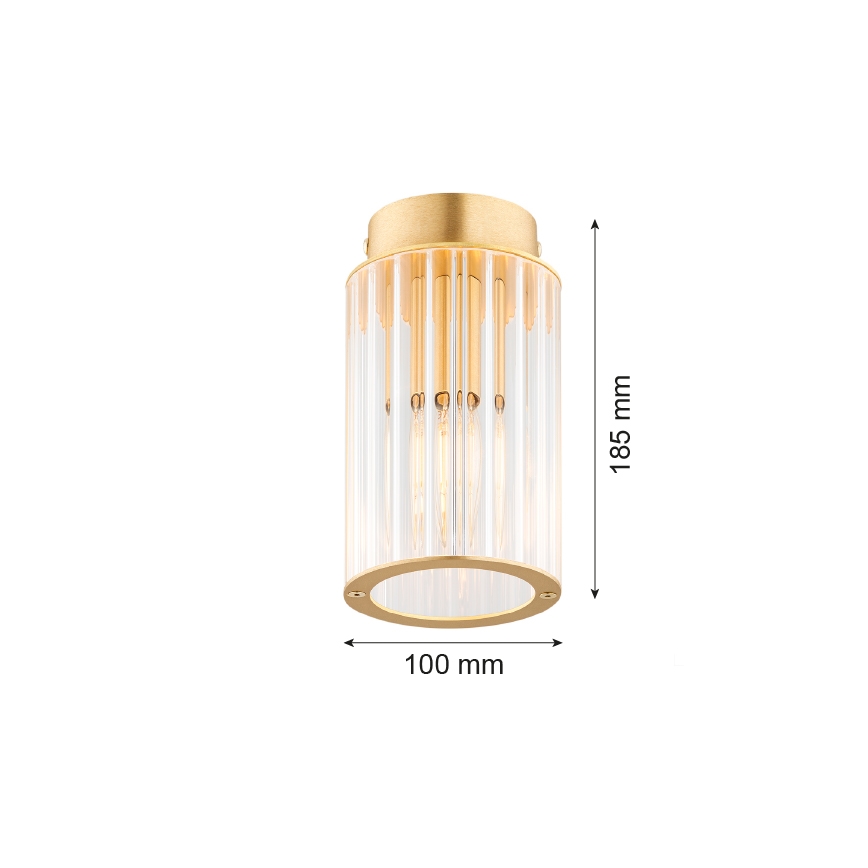 Argon 8501 - Loftlampe HAMPTON 1xE14/7W/230V guldfarvet