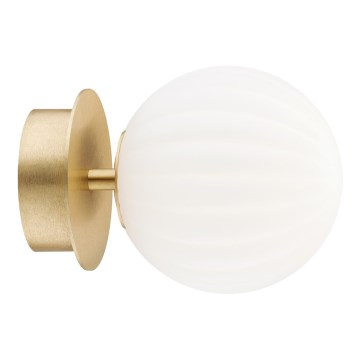 Argon 8504 - Væglampe PALOMA 1xE14/7W/230V guldfarvet/hvid