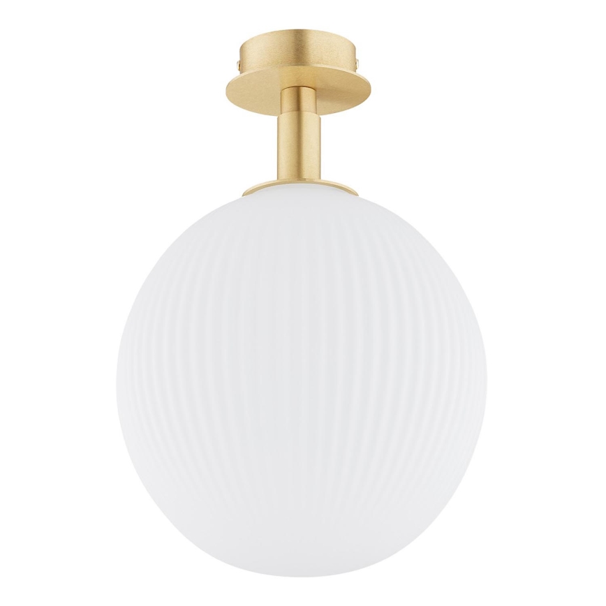 Argon 8505 - Loftlampe PALOMA 1xE27/15W/230V guldfarvet/hvid
