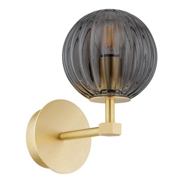 Argon 8508 - Væglampe PALOMA 1xE14/7W/230V guldfarvet/sort