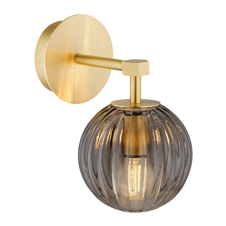 Argon 8508 - Væglampe PALOMA 1xE14/7W/230V guldfarvet/sort
